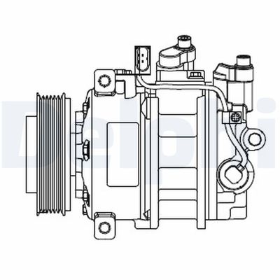 Compressor, air conditioning DELPHI CS20546
