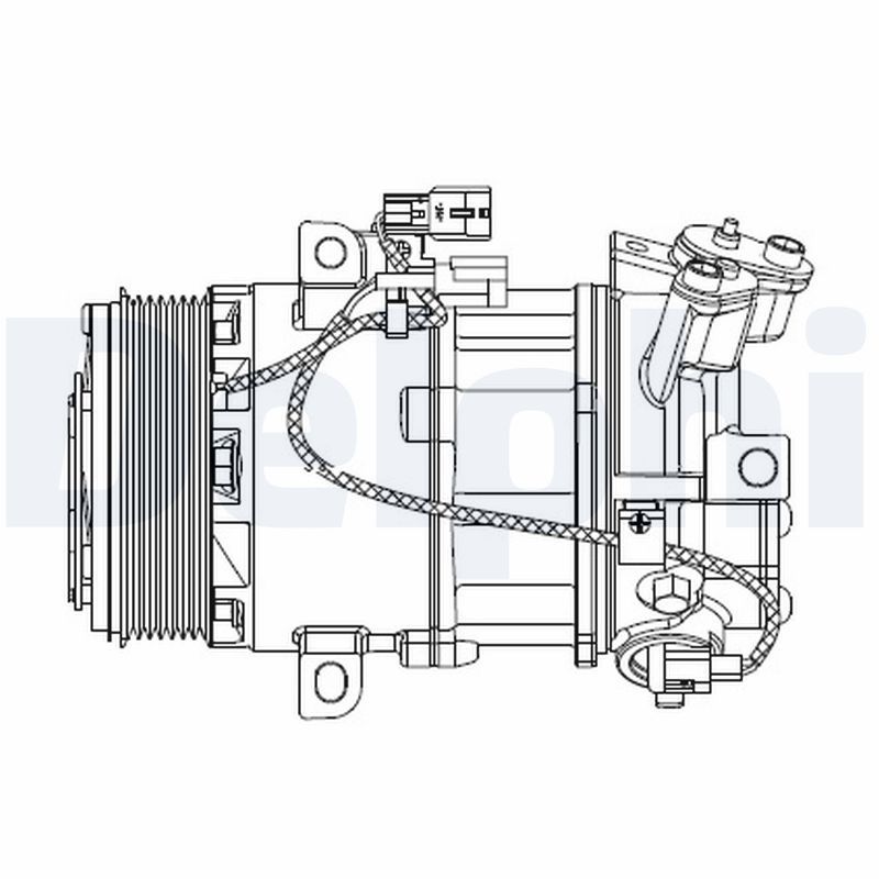 DELPHI CS20550 Compressor, air conditioning
