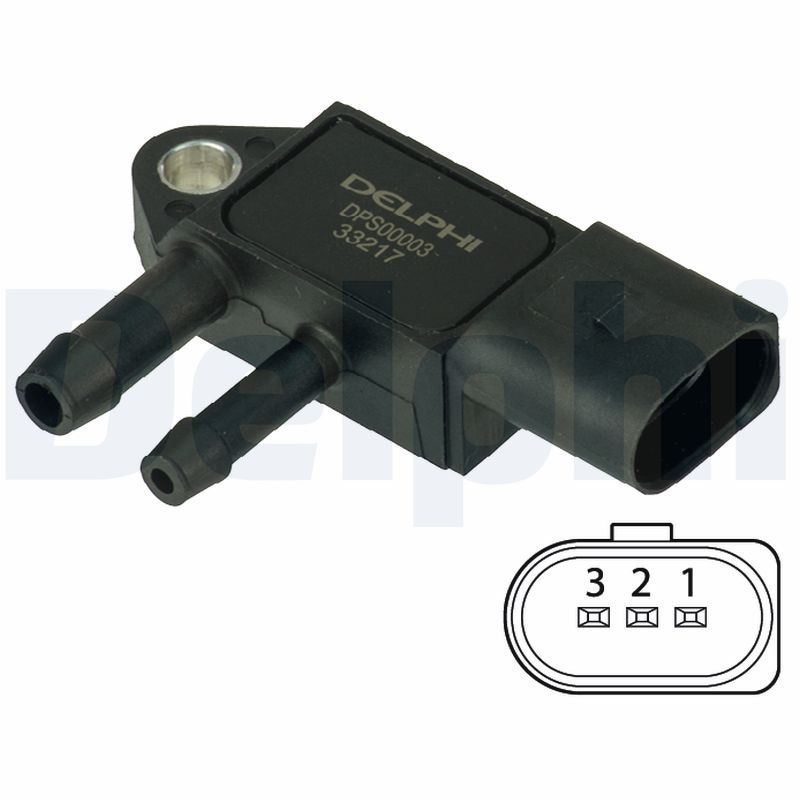 DELPHI DPS00003 Sensor, exhaust pressure