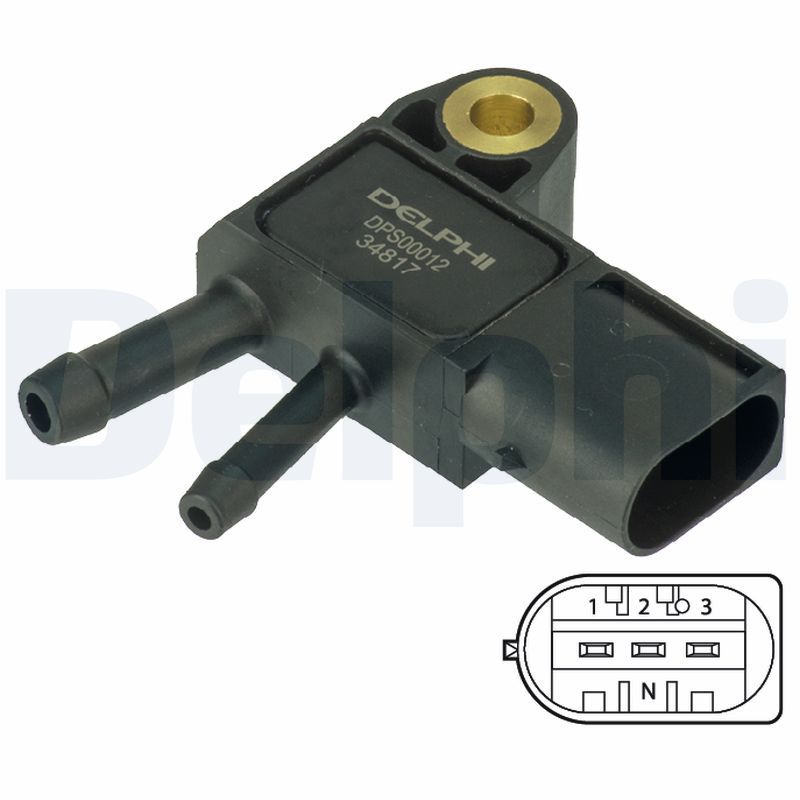 DELPHI DPS00012 Sensor, exhaust pressure