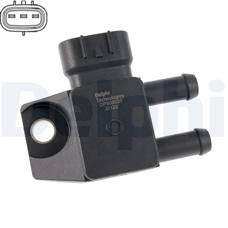 DELPHI DPS00028-12B1 Sensor, exhaust pressure