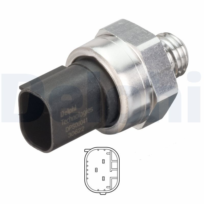 DELPHI DPS00041-12B1 Sensor, exhaust pressure