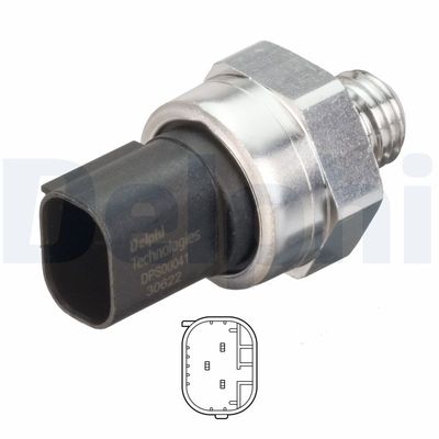Sensor, exhaust pressure DELPHI DPS00041-12B1