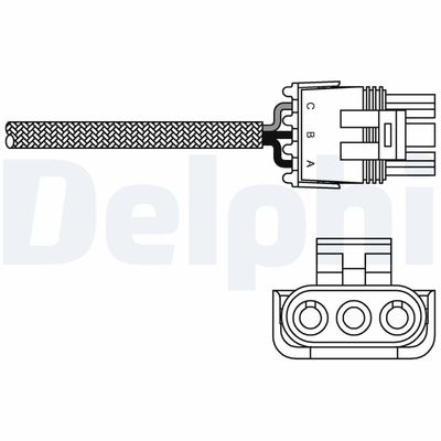 Lambda Sensor DELPHI ES10968-12B1