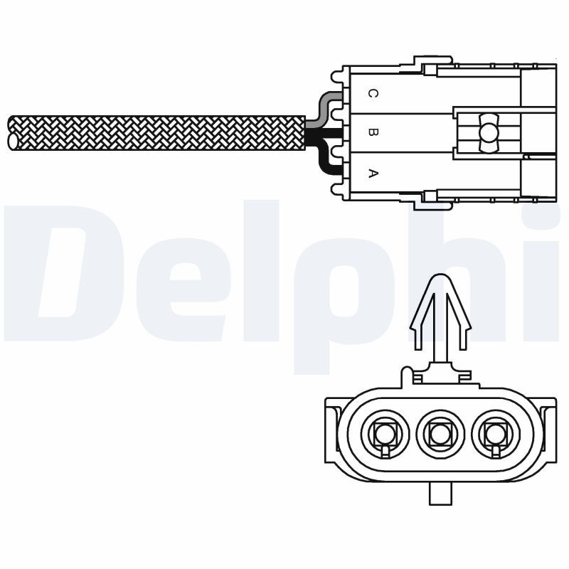 DELPHI ES10970-12B1 Lambda Sensor