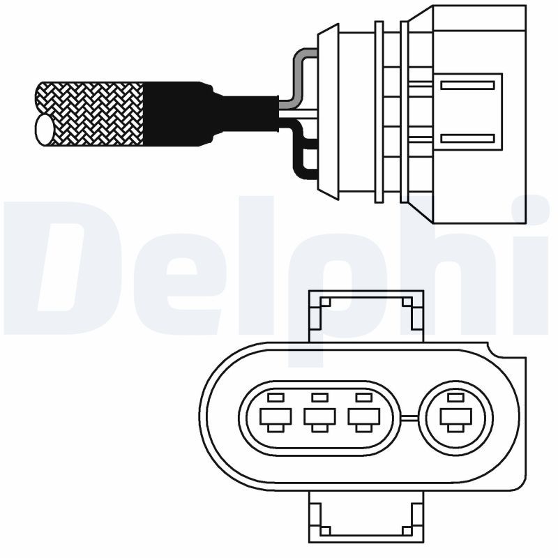 DELPHI ES10977-12B1 Lambda Sensor