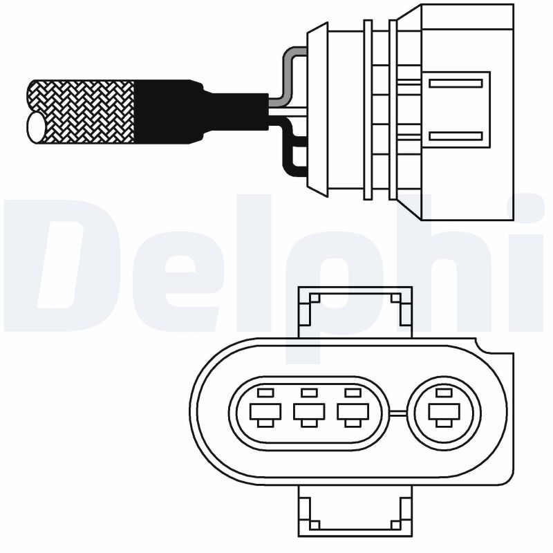 DELPHI ES10987-12B1 Lambda Sensor