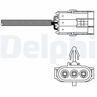 Lambda Sensor DELPHI ES10992-12B1
