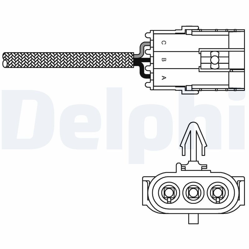 DELPHI ES10995-12B1 Lambda Sensor