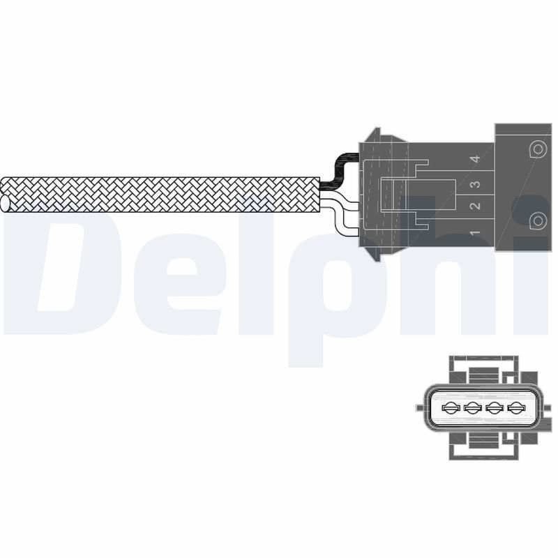 DELPHI ES11009-12B1 Lambda Sensor