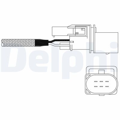 Lambda Sensor DELPHI ES11022-12B1