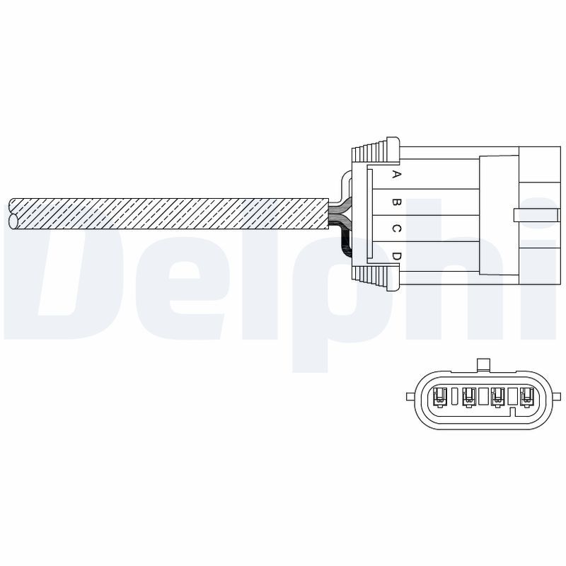 DELPHI ES11050-12B1 Lambda Sensor