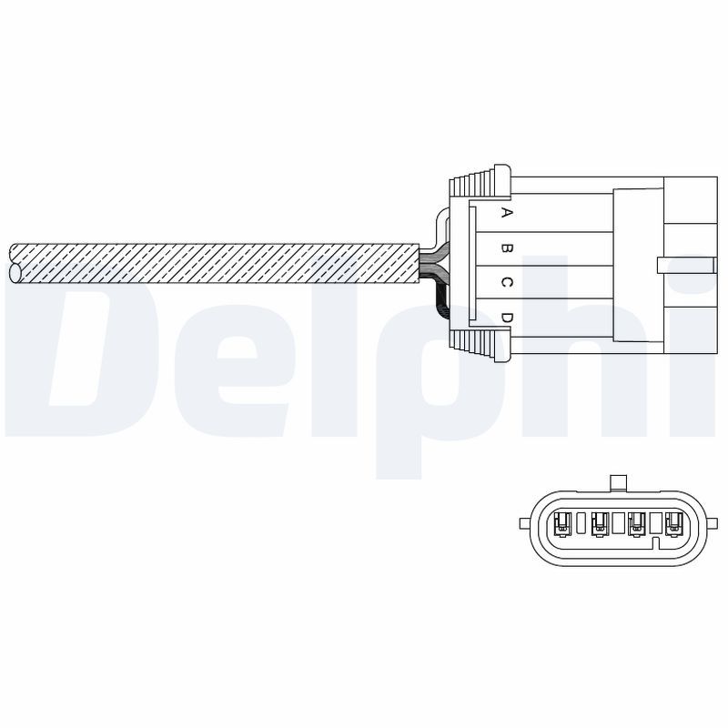 DELPHI ES11055-12B1 Lambda Sensor