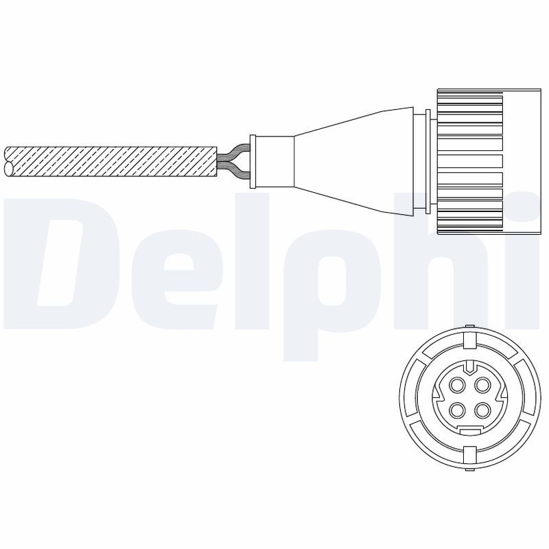 DELPHI ES11057-12B1 Lambda Sensor