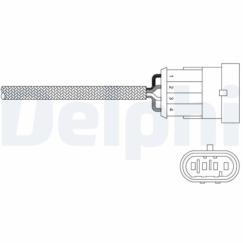 DELPHI ES20344-12B1 Lambda Sensor