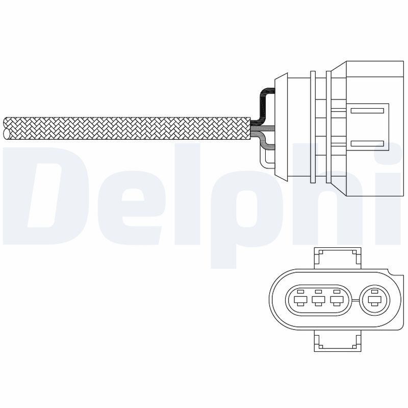DELPHI ES20347-12B1 Lambda Sensor