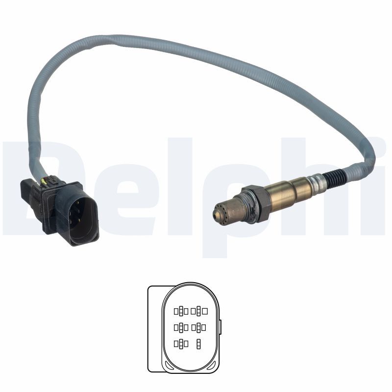 DELPHI ES20549-12B1 Lambda Sensor