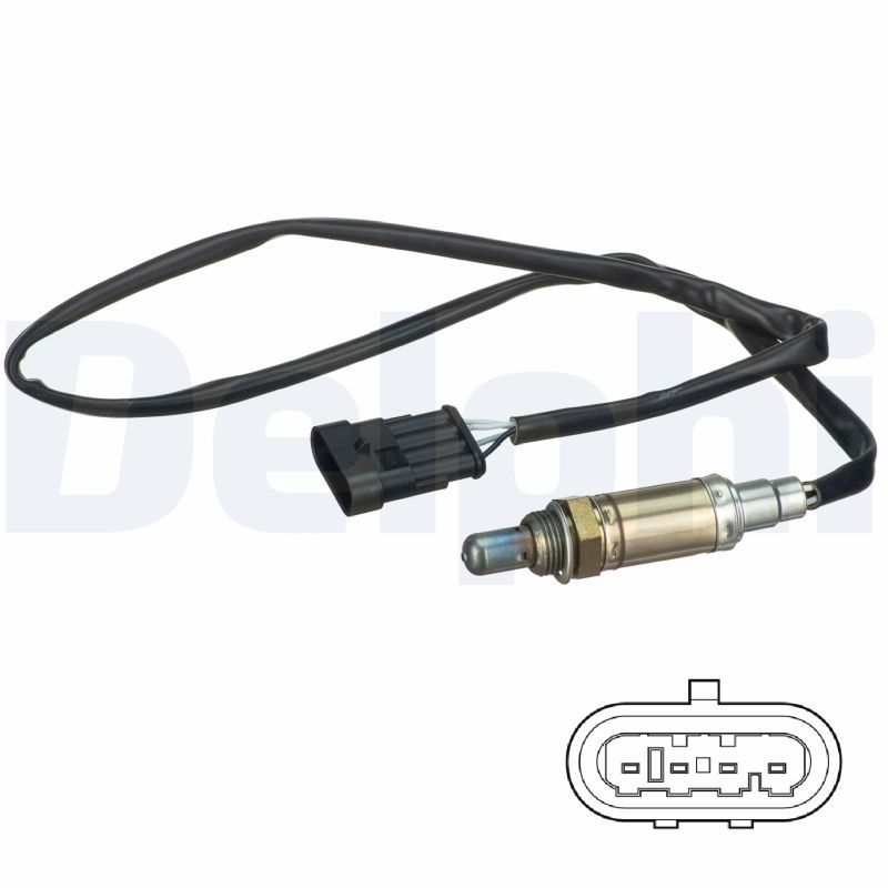 DELPHI ES20650-12B1 Lambda Sensor