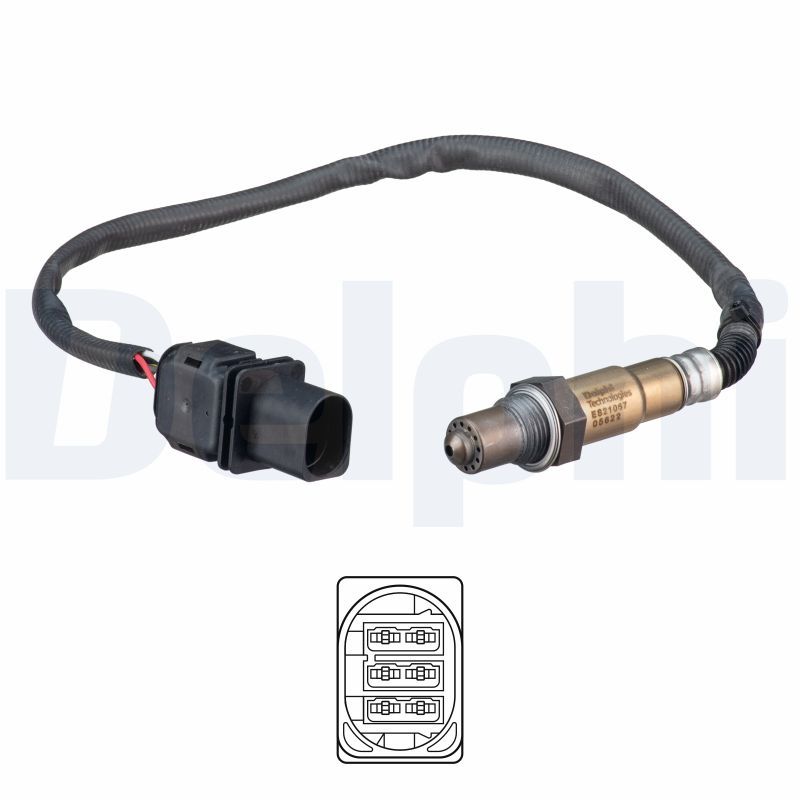DELPHI ES21067-12B1 Lambda Sensor