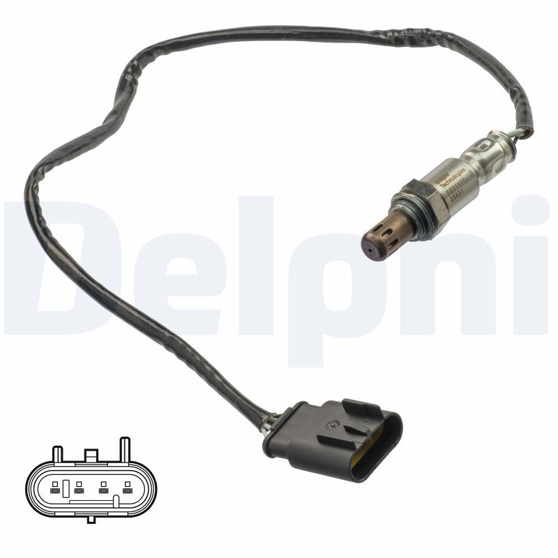 DELPHI ES21076-12B1 Lambda Sensor