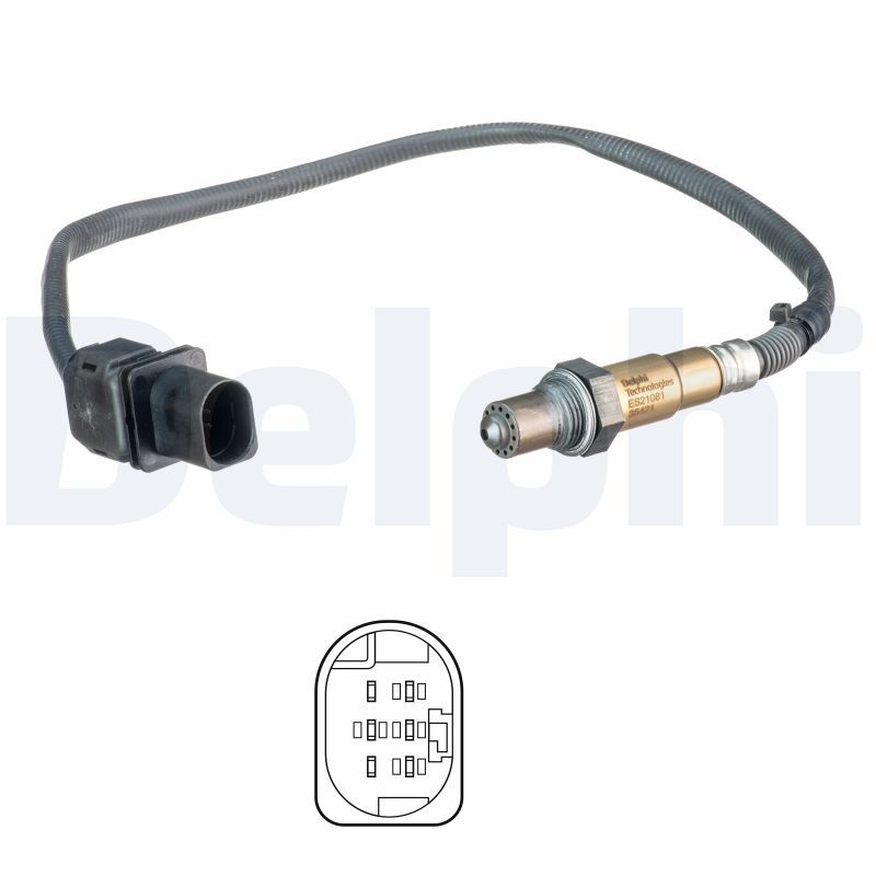 DELPHI ES21081-12B1 Lambda Sensor