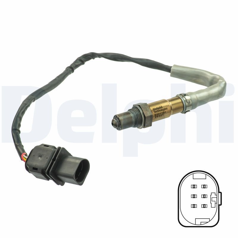 DELPHI ES21124-12B1 Lambda Sensor