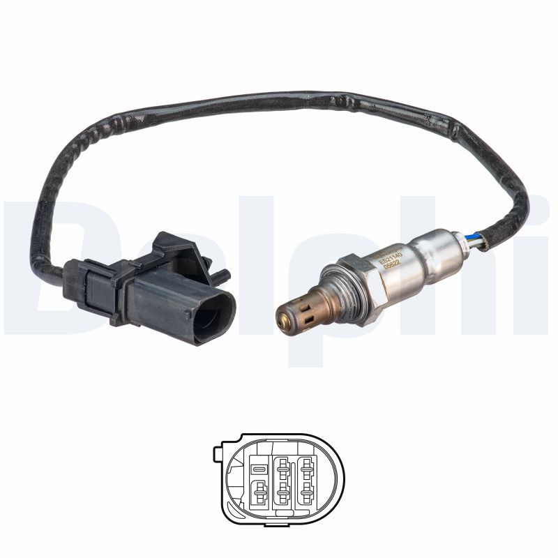 DELPHI ES21140-12B1 Lambda Sensor
