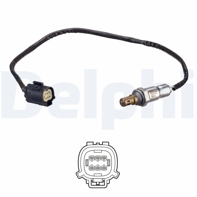 DELPHI ES21143-12B1 Lambda Sensor