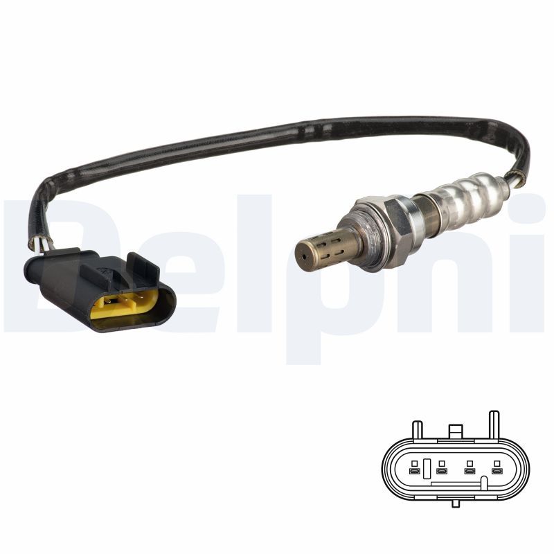 DELPHI ES21240-12B1 Lambda Sensor