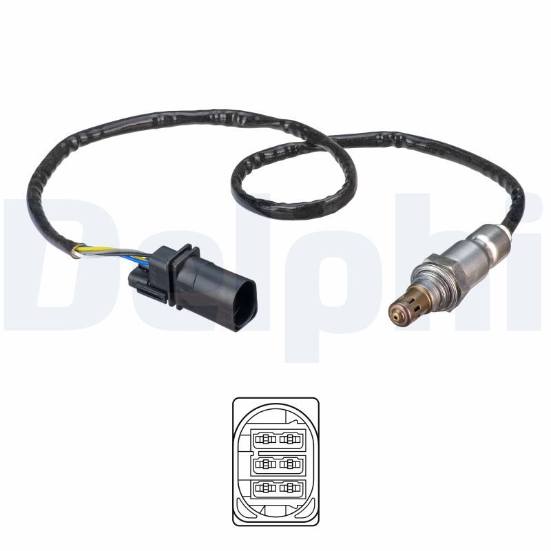 DELPHI ES21303-12B1 Lambda Sensor
