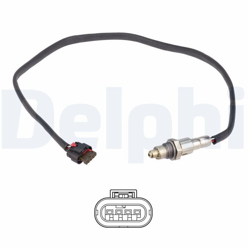 DELPHI ES21411-12B1 Lambda Sensor