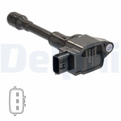 Ignition Coil DELPHI GN10648-12B1