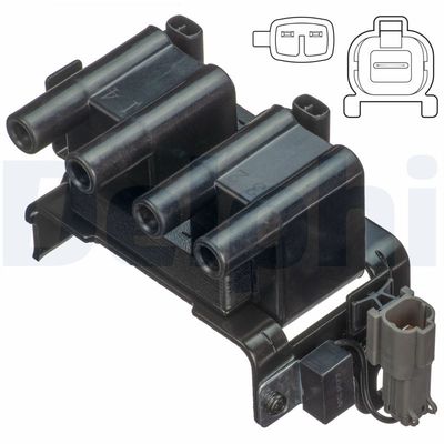 Ignition Coil DELPHI GN10837-12B1
