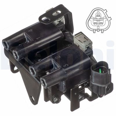 Ignition Coil DELPHI GN10878-12B1