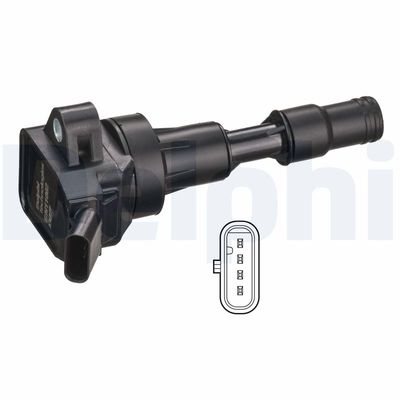 Ignition Coil DELPHI GN11002-12B1