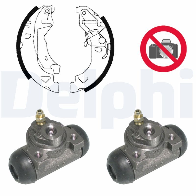 DELPHI KP1009 Brake Shoe Set