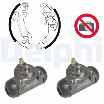 Brake Shoe Set DELPHI KP1009