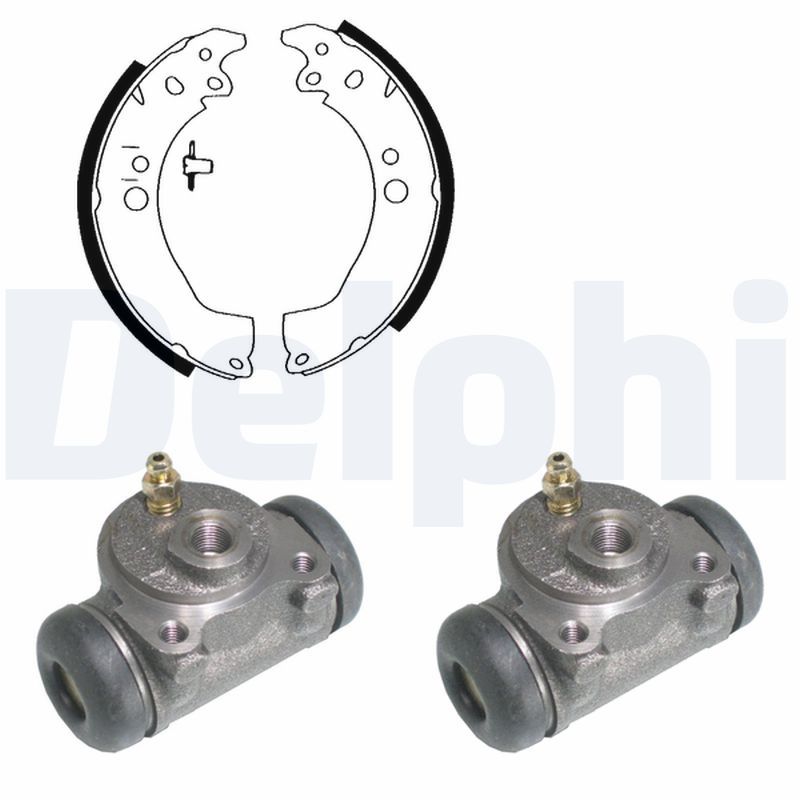 DELPHI KP1034 Brake Shoe Set