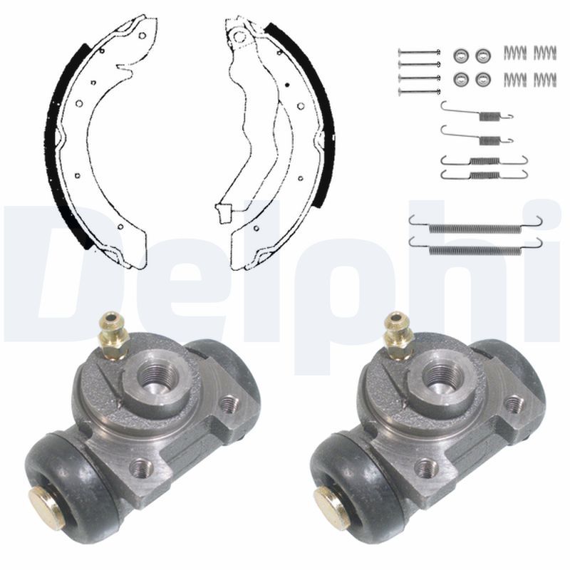 DELPHI KP1057 Brake Shoe Set