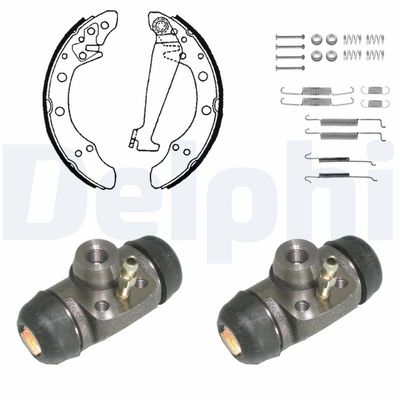 Brake Shoe Set DELPHI KP1063
