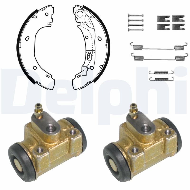 DELPHI KP1080 Brake Shoe Set