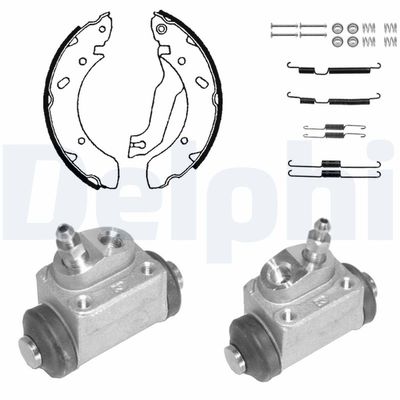 Brake Shoe Set DELPHI KP1087