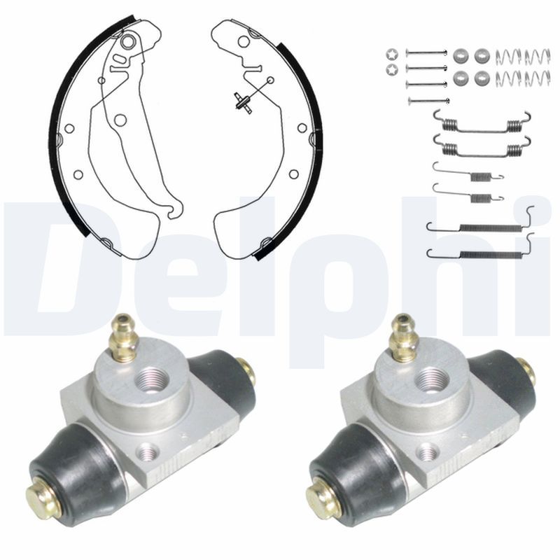 DELPHI KP1100 Brake Shoe Set