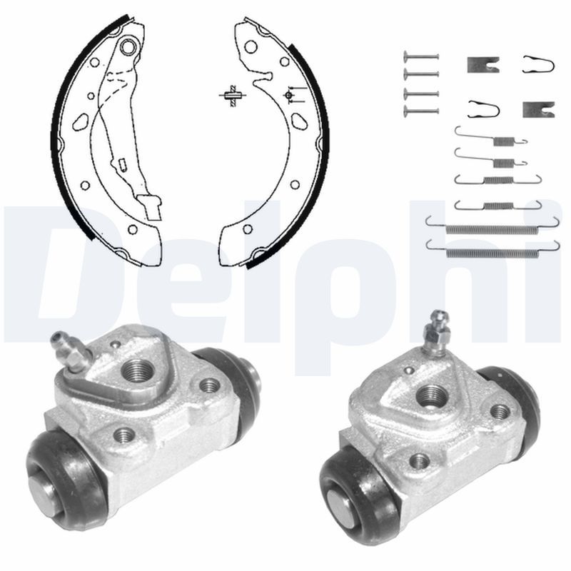 DELPHI KP1101 Brake Shoe Set