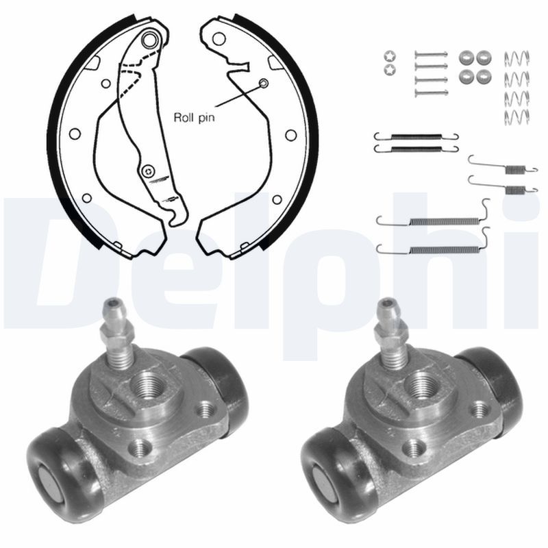 DELPHI KP1102 Brake Shoe Set