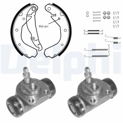 Brake Shoe Set DELPHI KP1102