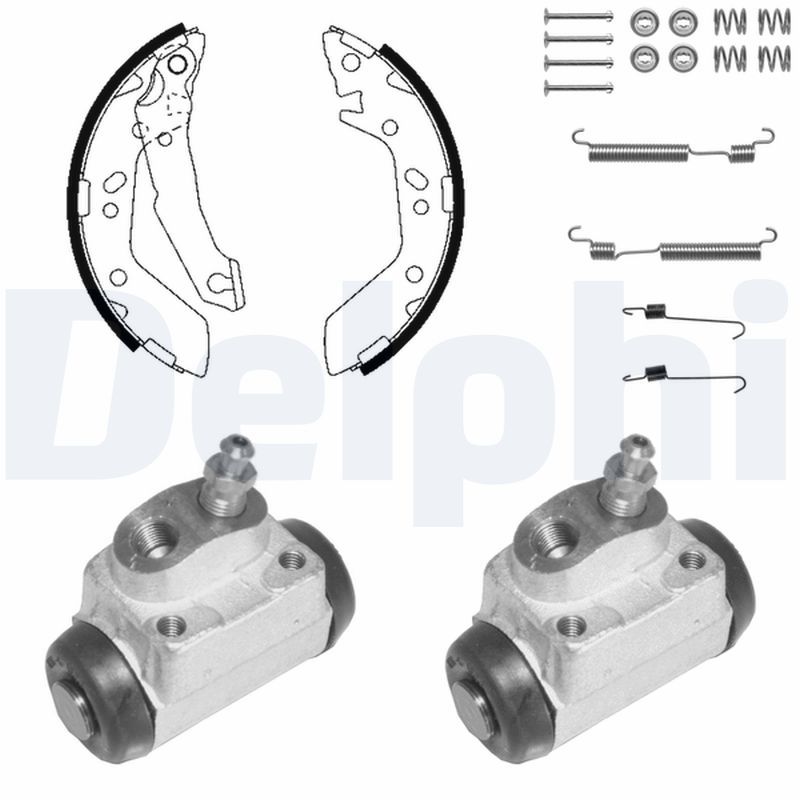 DELPHI KP1104 Brake Shoe Set