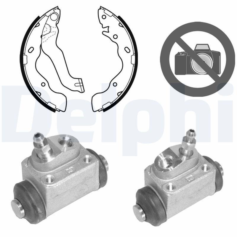 DELPHI KP1106 Brake Shoe Set