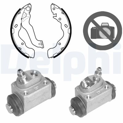 Brake Shoe Set DELPHI KP1106