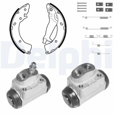 Brake Shoe Set DELPHI KP1107